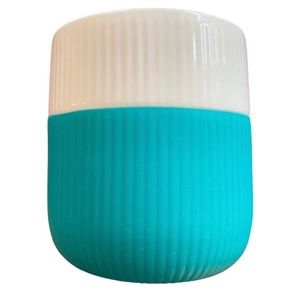 Royal Copenhagen fluted mug in turquoise. New!